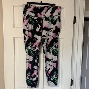 Betsey Johnson Colorful Abstract Leggings
